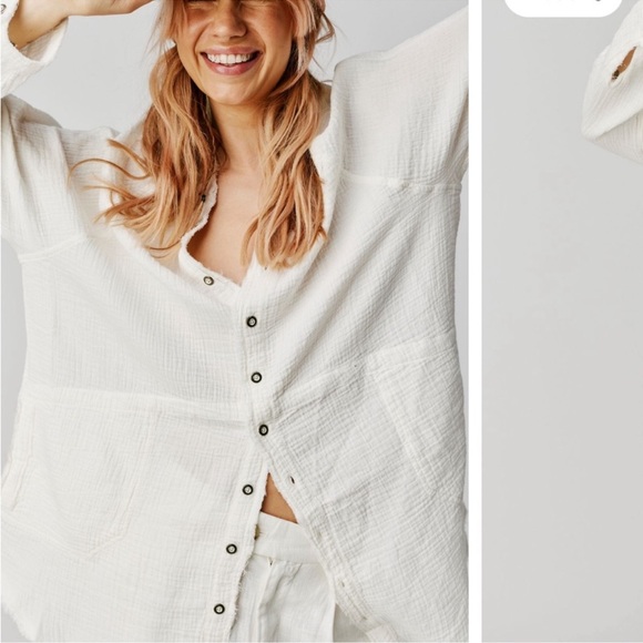 Free People- We the Free Daydream Buttondown - Picture 2 of 8